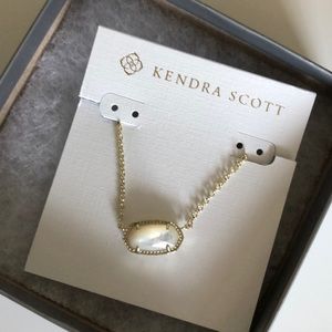 Kendra Scott Ivory Pearl Elisa Necklace